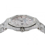 Fully Iced Out D Color Moissanite Wrist Watch