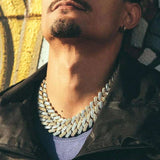 22MM Moissanite Iced Out Cuban Chain For Him