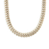 Moissanite Ice Out Round & Baguette 20MM Hip Hop Luxury Chain