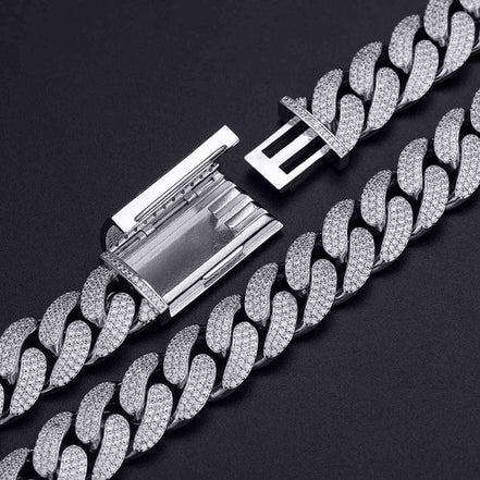 Hip Hip Moissanite Diamond Cuban Chain Gift For Men's